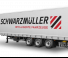 Schwarzmüller 3-axle mega sliding tarpaulin platform semitrailer