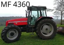 4WD traktori Massey Ferguson 4360