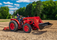 4WD traktori Kioti RX6640 Powerschuttle