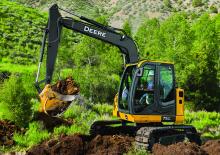 Bageri gusjeničari John Deere Construction 75G