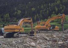 Bageri gusjeničari Case Poclain 9046