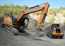 Bageri gusjeničari Case CX210D  