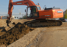 Bageri gusjeničari Doosan DX 255 N LC