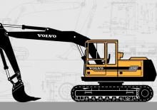 Bageri gusjeničari Volvo EC150C