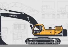 Bageri gusjeničari Volvo EC460