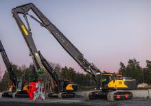 Bageri gusjeničari Volvo EC500 High Reach