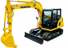 Bageri gusjeničari Komatsu PC70-8