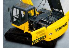 Bageri gusjeničari Sumitomo SH210F-5 MACAN