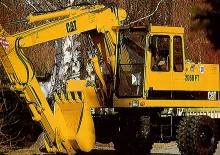 Bageri na kotačima Caterpillar 206B
