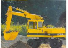 Bageri na kotačima Caterpillar 214B