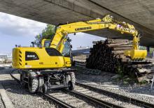 Bageri na kotačima Liebherr A 922 Rail Litronic
