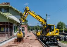 Bageri na kotačima Liebherr A 922 Rail Litronic G6.0