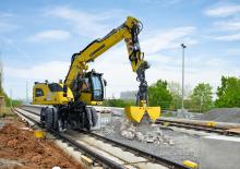 Bageri na kotačima Liebherr A 924 Rail Litronic