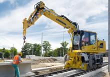 Bageri na kotačima Liebherr A 924 Rail Litronic