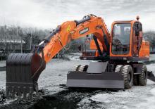 Bageri na kotačima Doosan DX140W