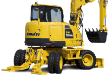 Bageri na kotačima Komatsu PW118MR-8