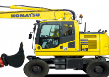 Bageri na kotačima Komatsu PW148-10 