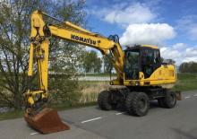 Bageri na kotačima Komatsu PW160-7