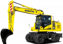 Bageri na kotačima Komatsu PW180-11E0