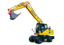 Bageri na kotačima Komatsu PW180-7E0