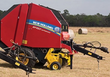 Balirke za okrugle bale New Holland RF450 SuperFeed