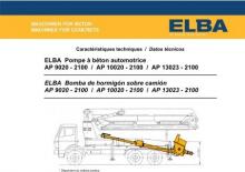 Betonske pumpe montirane na kamion Elba AP 13023