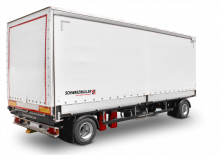 Bočne zavjese/prikolice s ceradom Schwarzmüller 2-axle jumbo sliding tarpaulin platform trailer