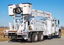 Dizala sa zglobnom granom montirana na prikolicu Altec AA50E-E80