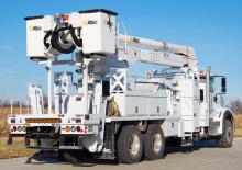 Dizala sa zglobnom granom montirana na prikolicu Altec AN50EOC-E80