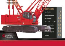Dizalice gusjeničari - Rešetkasta grana Manitowoc 8000