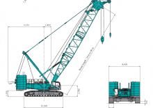 Dizalice gusjeničari - Rešetkasta grana Kobelco CKE3000G