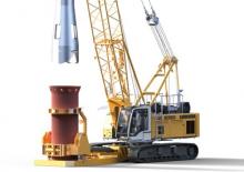 Dizalice gusjeničari - Rešetkasta grana Liebherr HS 8050 HD