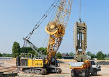 Dizalice gusjeničari - Rešetkasta grana Liebherr HS 8130.1
