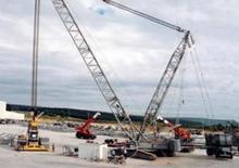 Dizalice gusjeničari - Rešetkasta grana Liebherr LR 1350/1
