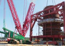 Dizalice gusjeničari - Rešetkasta grana Liebherr LR 1750/2