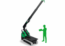 Dizalice gusjeničari - Teleskopska grana BG Lift M 060 Li-ion