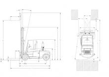 Dizelski viljuškari DanTruck 9496 Power +