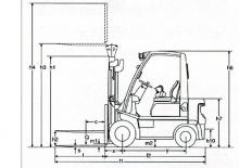 Dizelski viljuškari Nissan FD 01 A 15 Q