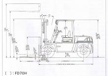 Dizelski viljuškari Komatsu FD 60 H 6
