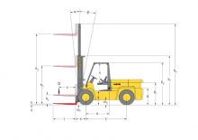 Dizelski viljuškari Hyster H 7.00 XL
