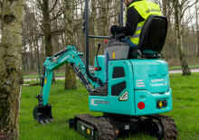 Električni rovokopač gusjeničar Sunward SWE10FED