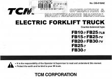 Električni viličari TCM FB 10-7