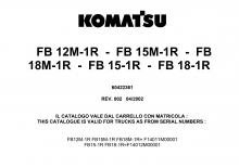 Električni viličari Komatsu FB 12 M 1 R