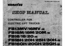 Električni viličari Komatsu FB 13 MV 1 E