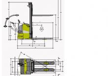 Hodajući viličar Clark CPS 15