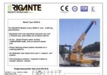 Industrijske pokretne dizalice Rigante GR 30