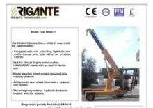 Industrijske pokretne dizalice Rigante GR 40
