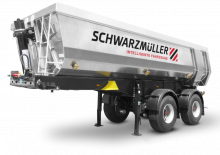 Kiper prikolice / Kiper Poluprikolice Schwarzmüller 2-axle aluminium segment tipper semitrailer - wheelbase 1,810 mm