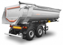 Kiper prikolice / Kiper Poluprikolice Schwarzmüller 2-axle steel segment tipper semitrailer