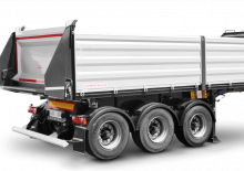Kiper prikolice / Kiper Poluprikolice Schwarzmüller 3-axle 3-way tipper semitrailer - building site